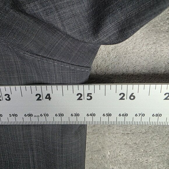 Mens Eddie Bauer Gray Full Zip Jacket 100% Polyester Dolese Fleece Lining XL - Picture 7 of 10